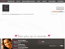 Tablet Screenshot of charleenhotesse.com